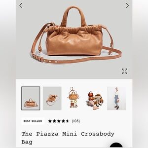 Madewell The Piazza Mini Crossbody Bag in Timber beam